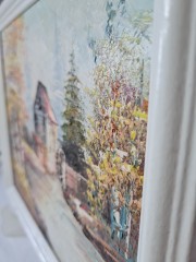 Braun Картина "Водяная мельница" 27.5см x 23см, Германия, 1960-70гг.