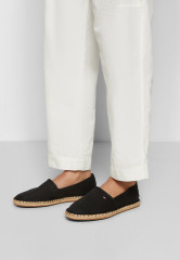 Tommy Hilfiger BASIC FLAT Espadrilles black BASIC FLAT Эспадрильи черный