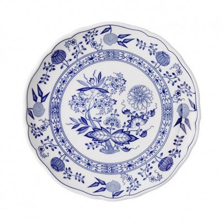 Hutschenreuther Hutschenreuther Blau Zwiebelmuster Fruhstucksteller (Fahne) 19 cm Тарелка для завтрака Hutschenreuther с синим луком (флаг) 19 см
