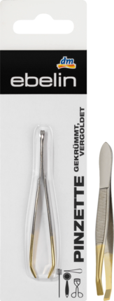 ebelin Пинцет позолоченный, 1 шт