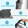 HOMELUX HOMELUX Wasserkocher Edelstahl 1.8l, 1500w Electric Kettle Mit Filter, Kessel Bpa-Frei, 1.8 l, 1500,00 W, Abschaltautomatik, Ideal FuR Tee, Kaffee, Babynahrung  Чайник HOMELUX нержавеющая сталь 1,8л, 1500Вт, электрочайник с фильтром, чайник без BP