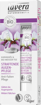 Lavera Укрепляющий Крем для Ухода за глазами с маслом Караньи, 15 мл