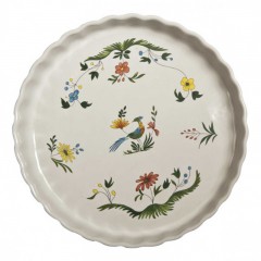 Gien Fayencerie Gien 'Oiseaux Paradis' Quicheform 29 cm Gien "Oiseaux Paradis" Блюдо для запекания 29 см