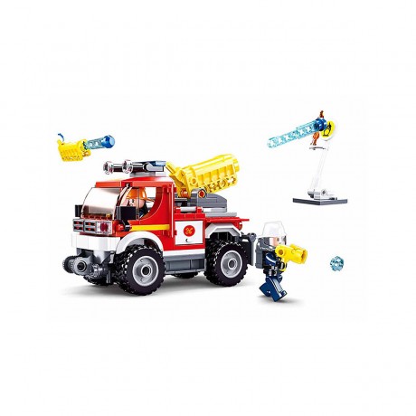 Sluban Klemmbausteine Gelande-Loschfahrzeug (192 Teile) Внедорожная пожарная машина (192 шт.)