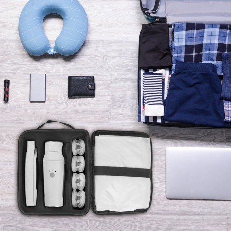 CLEANmaxx CLEANmaxx Reisebugeleisen, Hemden-  Blusenbugler Bugeleisen Bugelstation Reisen  CLEANmaxx дорожный утюг, гладильная машина для рубашек и блузок, гладильная станция для путешествий