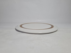 Блюдо винтажное Rosenthal  / Selb Plossberg Bavaria с золотым орнаментом, фарфор, 28 см, Германия, 1970-80гг.