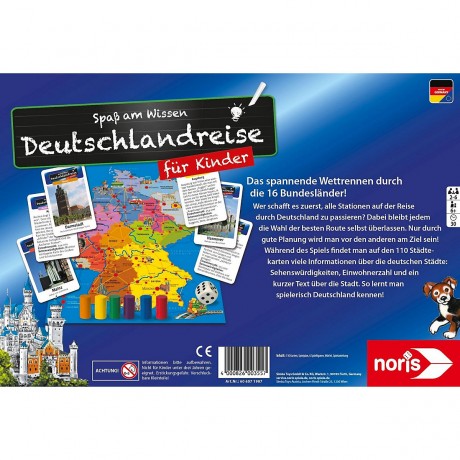 Noris Deutschlandreise fur Kinder Поездка в Германию для детей.