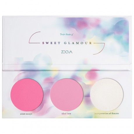 Палетка для щек Zoeva Sweet Glamour Rouge