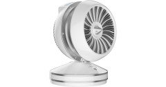 Rowenta Rowenta 2in1 Air Force Intense HQ 7152, Heizlufter weiss/silber, Standventilator, Heizlufter  weiss/silber Rowenta 2в1 Air Force Intense HQ 7152, тепловентилятор белый/серебристый, напольный вентилятор, тепловентилятор