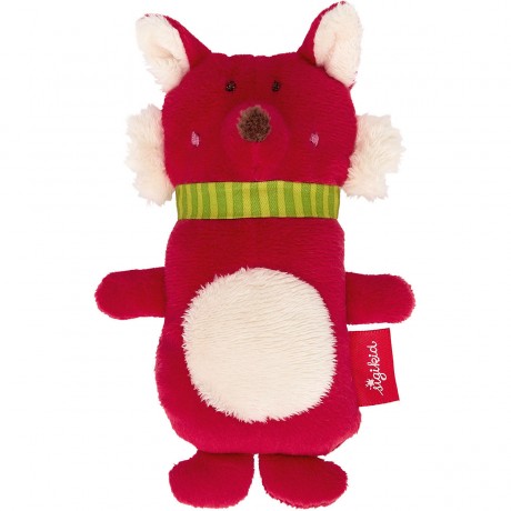 sigikid Greifling mit Quietsche Fuchs Red Stars Игрушка-клатч с писклявой лисой Red Stars