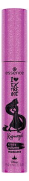 Essence Disney Princess Rapunzel I Love Extreme Mascara, Эссенс Принцессы Диснея Рапунцель Тушь для объема и разделения ресниц, черная, 12 мл