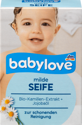 babylove мягкое мыло для детей, 100 г
