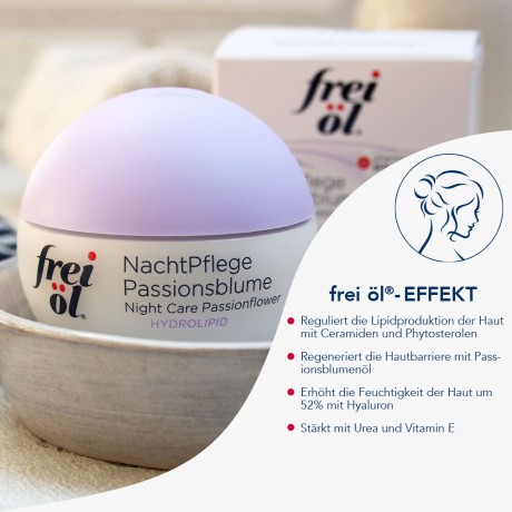 Frei Ol FREI OL Hydrolipid NachtPflege Passionsblume Creme  FREI OL Гидролипидный ночной крем с маракуйей