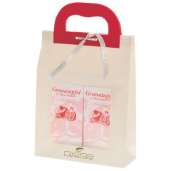 LaNature Geschenkset in der Grifftasche gross Korperpflegeset Granatapfel, 1 шт.