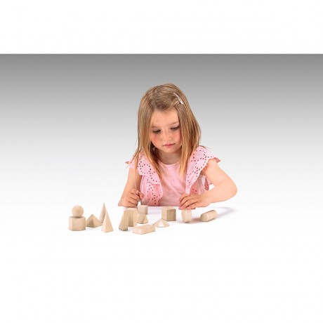 Wissner aktiv lernen Geometriekorpersatz (14 Stuck) Комплект геометрического тела (14 шт.)