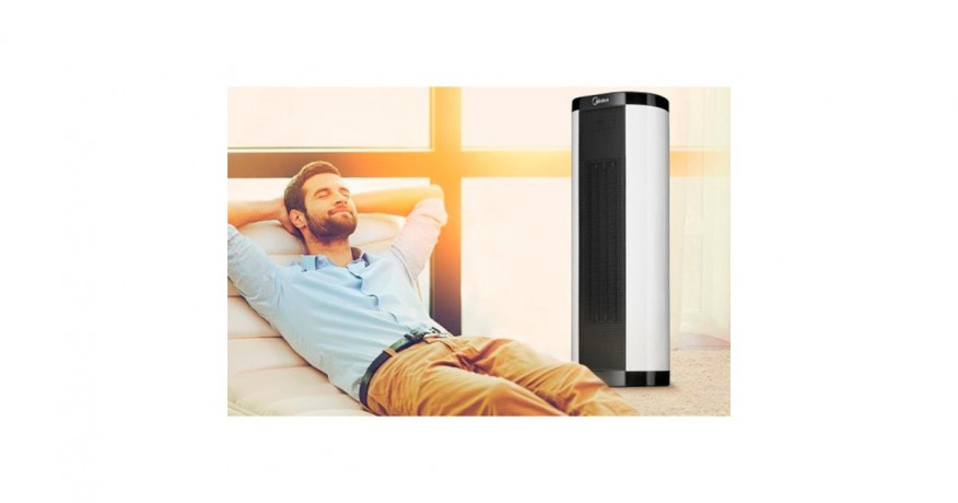 Midea Midea Heizlufter NTH20-17BR weiss/schwarz, 2.000 Watt  weiss/schwarz Тепловентилятор Midea NTH20-17BR белый/черный, 2000 Вт