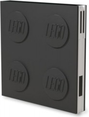 LEGO Notizheft LEGO, verschliessbar, inkl. Gelstift, schwarz Блокнот LEGO, запираемый, с гелевой ручкой, черный