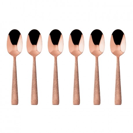 Sambonet Sambonet Siena - Edelstahl / PVD Kupfer Mokkaloffel Set 6-tlg. Sambonet Siena - Набор ложек для мокко из нержавеющей стали / меди с PVD-покрытием, 6 предм.