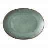Bitz Bitz Gastro black / green Grillteller oval 30x22,5 cm Тарелка для гриля Bitz Gastro овальная 30x22,5 см, черная/зеленая