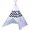 Playfun Indianerzelt Tipi mit Indianer Motiv drinnen und draussen Типи индийской палатки с индийским мотивом внутри и снаружи