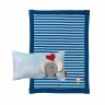sigikid Baby Kuscheldecke Kissen Set 2-tlg. Elefant Lolo Lombardo blau Spieldecken Комплект подушек для детского одеяла из 2-х предметов. Синий игровой коврик Elephant Lolo Lombardo