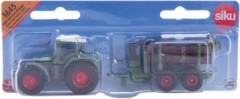 SIKU SIKU 1645 Traktor mit Forstanhanger Трактор SIKU 1645 с лесным прицепом
