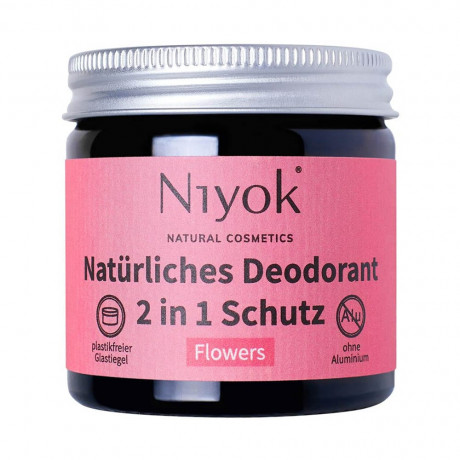 Niyok 2in1 Deodorant Flowers 40ml  Дезодорант 2в1 Цветы 40мл