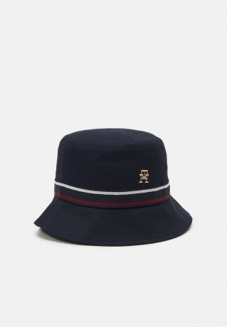 Tommy Hilfiger FEMININE BUCKET HAT Hat space blue ЖЕНСКАЯ ШАПКА ОТ ВЕША Шляпа космический синий