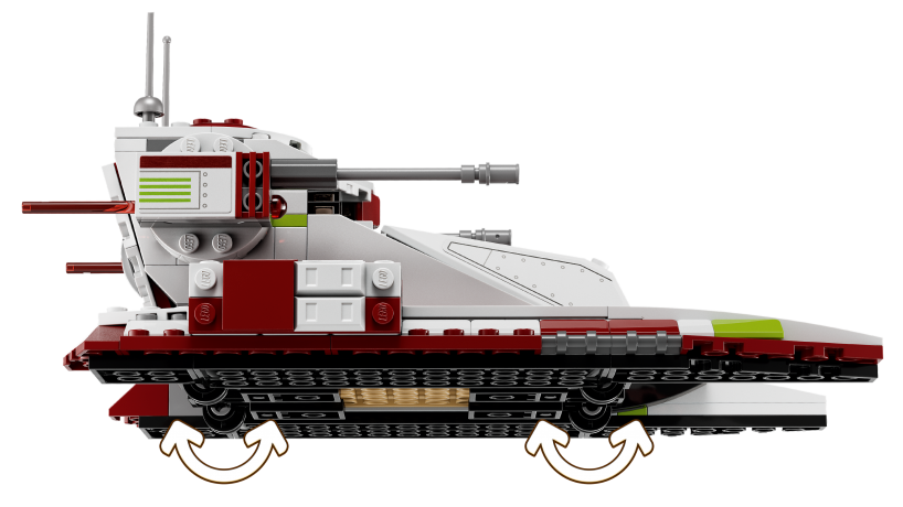 Lego Republic Fighter Tank Республиканский боевой танк