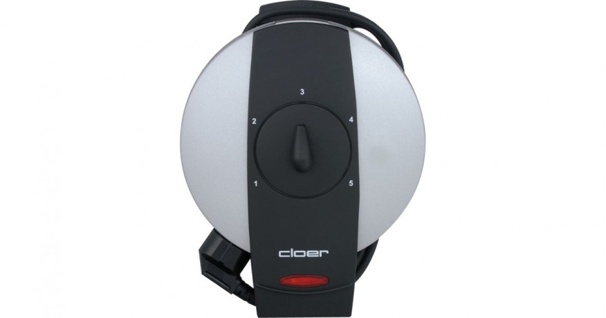 Cloer Cloer Waffeleisen 1629 silber/schwarz, 930 Watt  silber/schwarz Вафельница Cloer 1629 серебристый/черный, 930 Вт