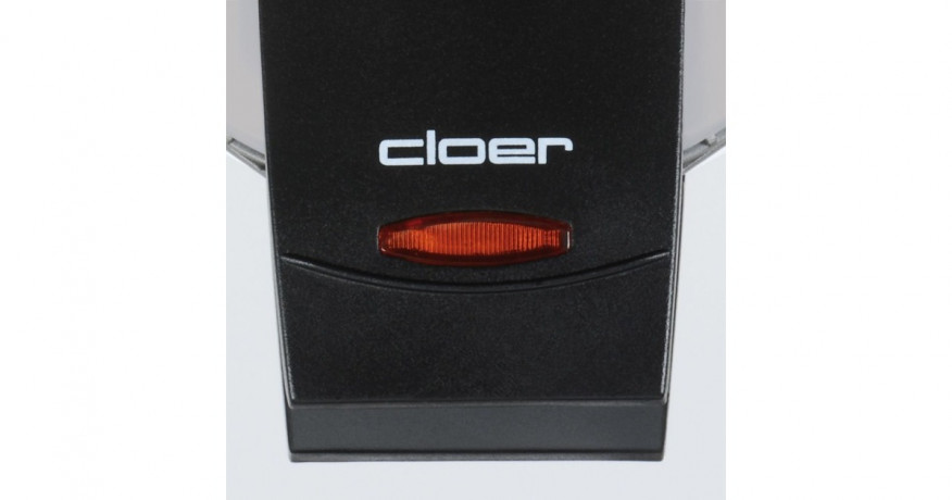 Cloer Cloer Waffeleisen 1629 silber/schwarz, 930 Watt  silber/schwarz Вафельница Cloer 1629 серебристый/черный, 930 Вт