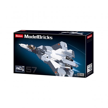 Sluban Klemmbausteine Dusenjager Modell 57 (893 Teile) Dusenjager модель 57 (893 детали)