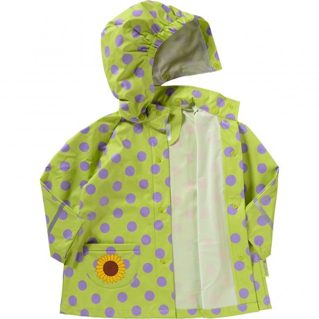 Playshoes Kinder Regenjacke grosse Punkte fur Madchen Детская непромокаемая куртка в горошек для девочки