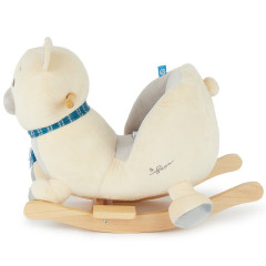 bieco Schaukelpferd Plusch Bar Schaukeltier 60 cm Baby Wippe Holz Spielzeug ab 9 M Schaukeltiere Лошадка-качалка Плюшевая перекладина Животное-качалка 60 см Детская качалка Деревянная игрушка от 9 м Животные-качалки