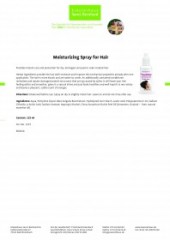 Krauterhaus Sanct Bernhardt Moisturizing Spray на Hair, 125 мл