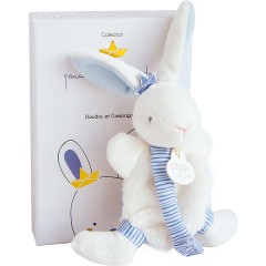 DOUDOU Hase Matrose Schmusetuch mit Schnullerkette Матросское одеяло в виде кролика с цепочкой для пустышки