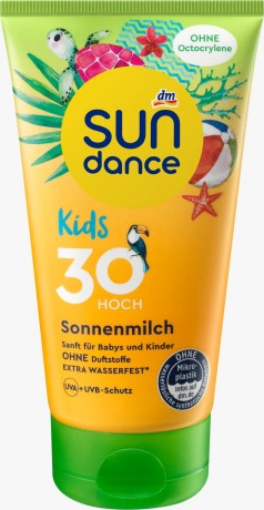 SUNDANCE Sonnenmilch Kids LSF 30 Детское солнцезащитное молочко SPF 30, 150 мл