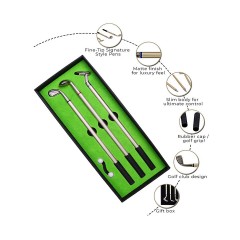 Vicabo Stifteset im Golfspiel-Design Golfschlager Kugelschreiber Mini Desktop Golfball Stift Aktionsspiele Набор ручек для игры в гольф