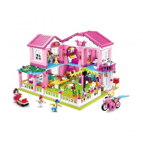 Sluban Klemmbausteine Luxusvilla (896 Teile) Роскошная вилла (896 шт.)