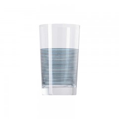 Thomas Thomas Nordic Stripes Night Blue Becher Glas h: 12,6 cm / 345 ml Стеклянная кружка Thomas Nordic Stripes Night Blue высота: 12,6 см / 345 мл