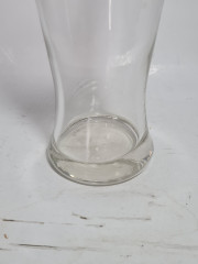 Немецкий бокал для пива винтажный VEBA с гербом, стекло, 0.5 л, 22 см, Германия, 1980-90гг.