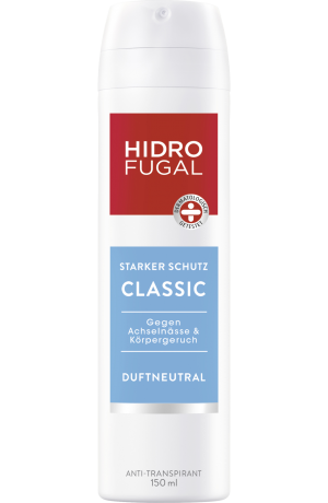 Hidrofugal Deo Spray Antitranspirant Classic, Гидрофугал Дезодорант-антиперспирант Спрей для тела с нейтральным ароматом, 150 мл