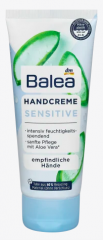 Balea Handcreme Sensitive, Бале крем для рук для чувствительной кожи с алоэ вера, 100 мл