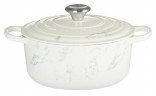 Le Creuset LE CREUSET Br\u00e4ter 24 cm White Marble SIGNATURE Weiss LE CREUSET Br&gt;4ter 24 см Белый Мрамор SIGNATURE