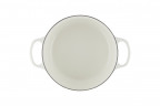 Le Creuset LE CREUSET Br\u00e4ter 24 cm White Marble SIGNATURE Weiss LE CREUSET Br&gt;4ter 24 см Белый Мрамор SIGNATURE