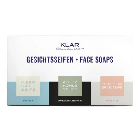 Klar Seifen Set Gesichtsseifen 3x100g  Набор мыло для лица 3х100г