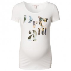 ESPRIT T-shirt Schriftzug im Animal-Print