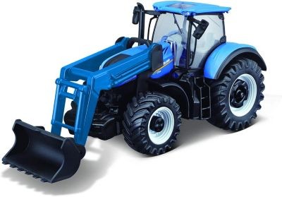 Bburago Spielzeugtraktor New Holland T7.315 mit Frontlader (10cm) Игрушечный трактор New Holland T7.315 с фронтальным погрузчиком (10см)