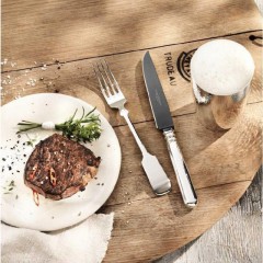 Robbe & Berking Robbe & Berking Alt-Spaten - 150 g versilbert Grillset Frozen Black 8-tlg. Robbe & Berking Alt-Spaten - Набор для гриля Frozen Black, 150 г, посеребренный, 8 предметов.