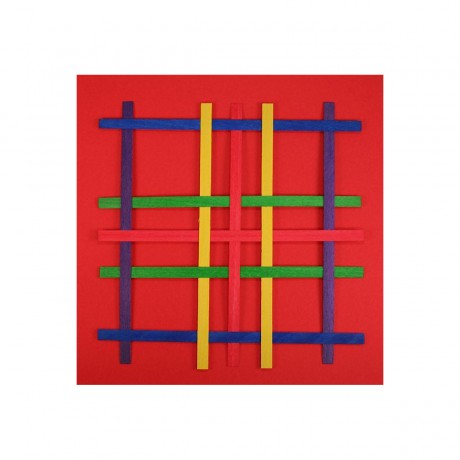 SINASPIELZEUG Holzspielzeug Verschranken von 120 Holzspanen Деревянная игрушка Переплетение 120 деревянных стружек